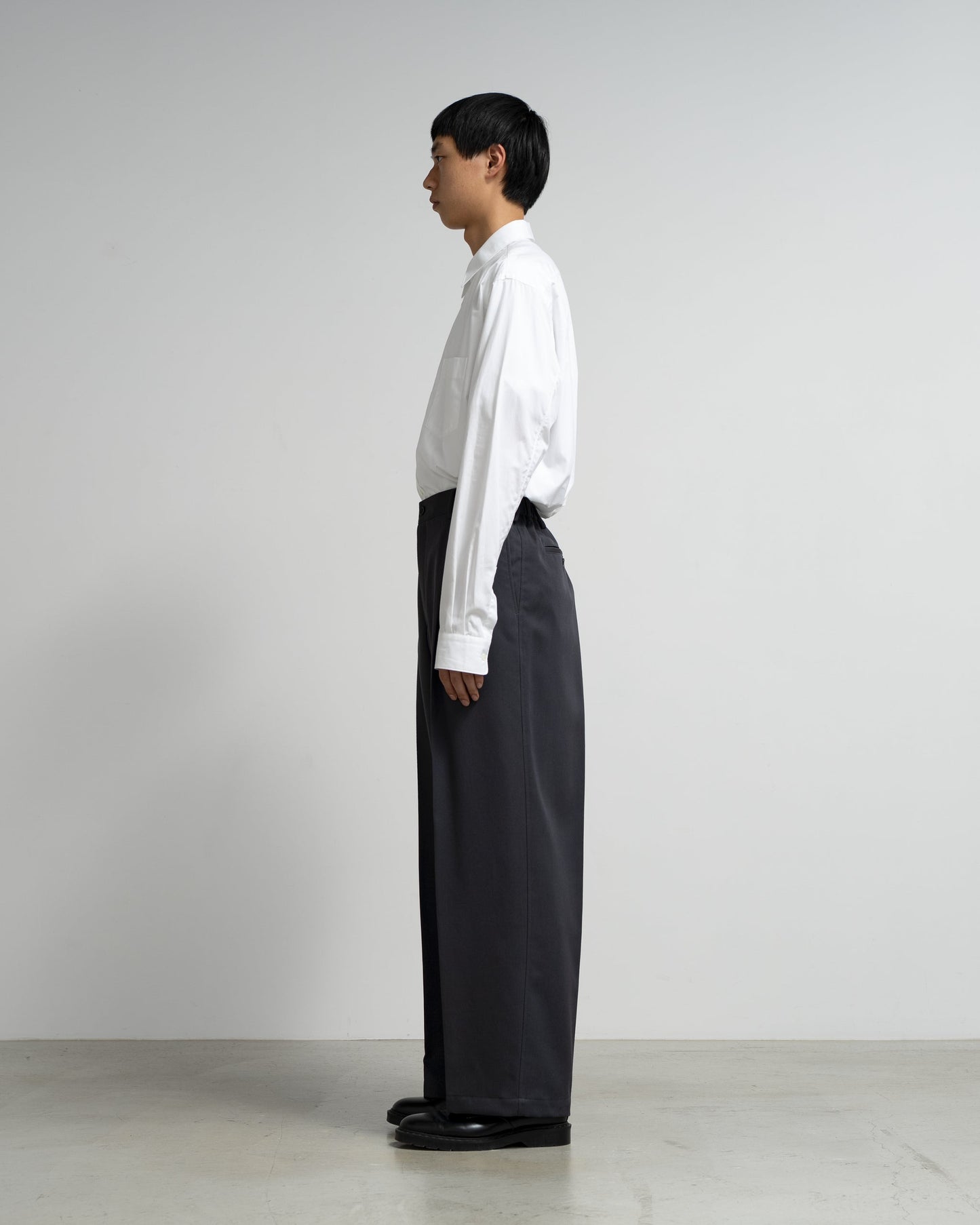 Graphpaper Scale Off Wool Wide Slacks