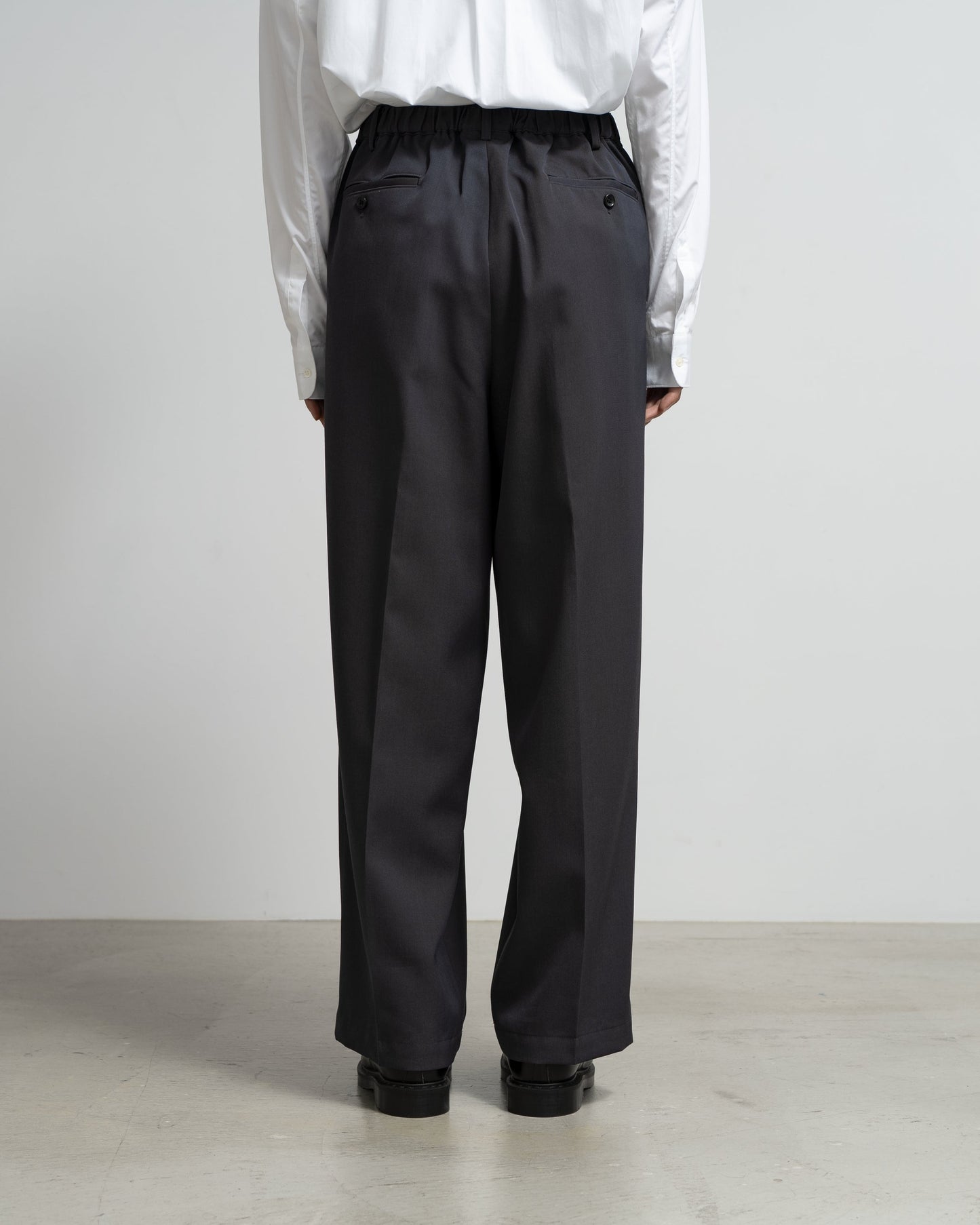 Graphpaper Scale Off Wool Wide Slacks