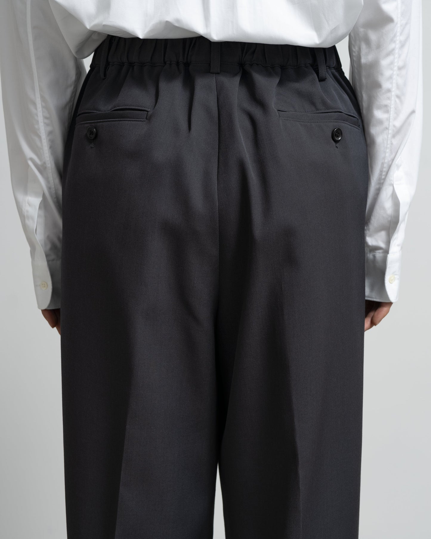 Graphpaper Scale Off Wool Wide Slacks