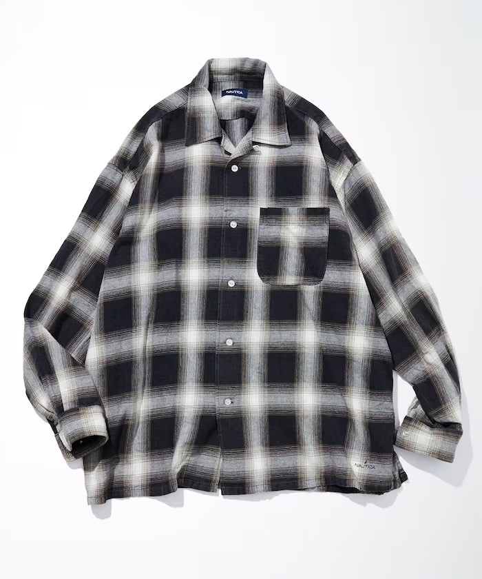 NAUTICA JAPAN Faded L/S Shirt (Ombre)