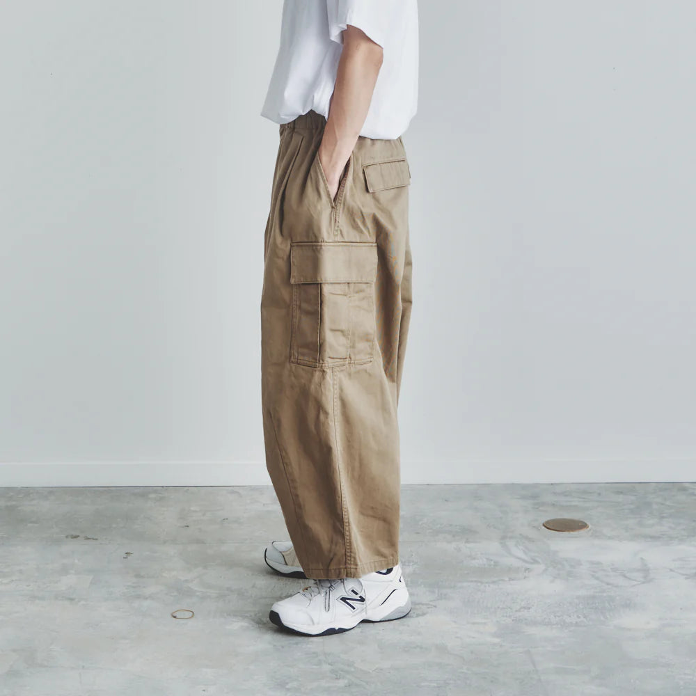 IS-NESS  WIDE EASY TAPERED PANTS
