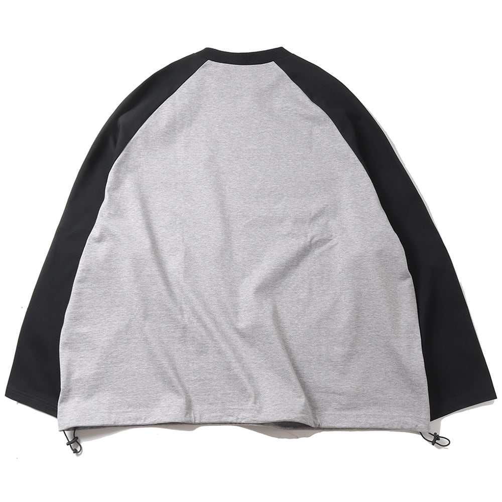 is-ness BALLOON RAGLAN LONG SLEEVE T SHIRT