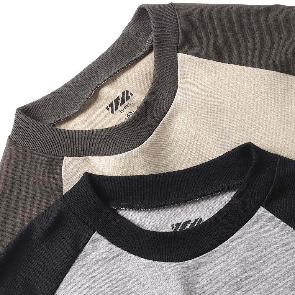 is-ness BALLOON RAGLAN LONG SLEEVE T SHIRT