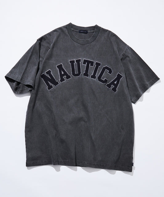 NAUTICA JAPAN Pigment Dyed Arch Logo S/S Tee