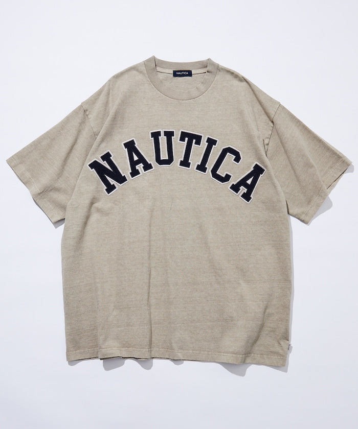 NAUTICA JAPAN Pigment Dyed Arch Logo S/S Tee