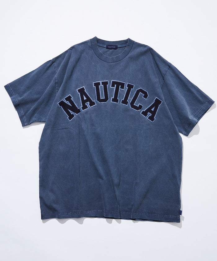 NAUTICA JAPAN Pigment Dyed Arch Logo S/S Tee