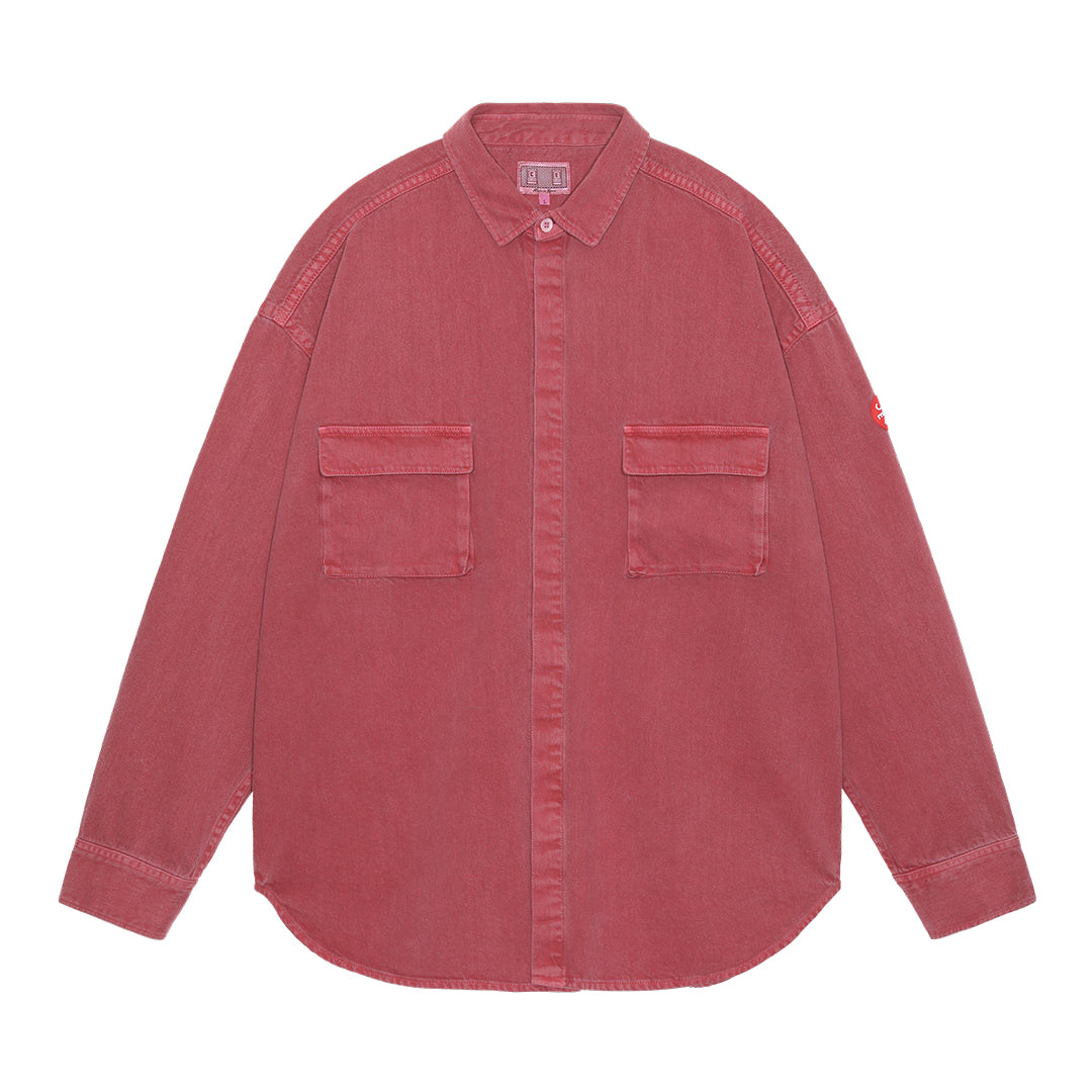 Cav Empt C.E OVERDYE COLOUR DENIM BIG SHIRT