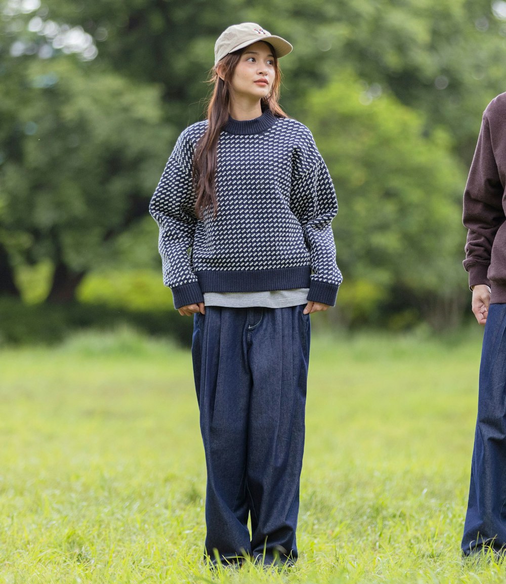 L.L.Bean JAPAN EDITION Women's Wayne Sweater Bird's-Eye