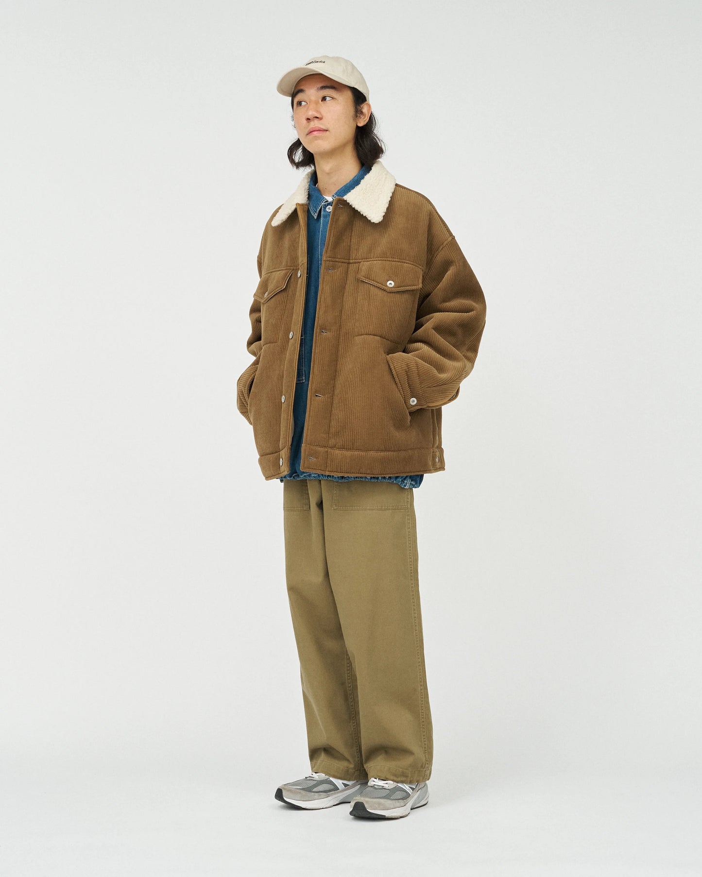 FreshService SHERPA CORDUROY RANCH JACKET