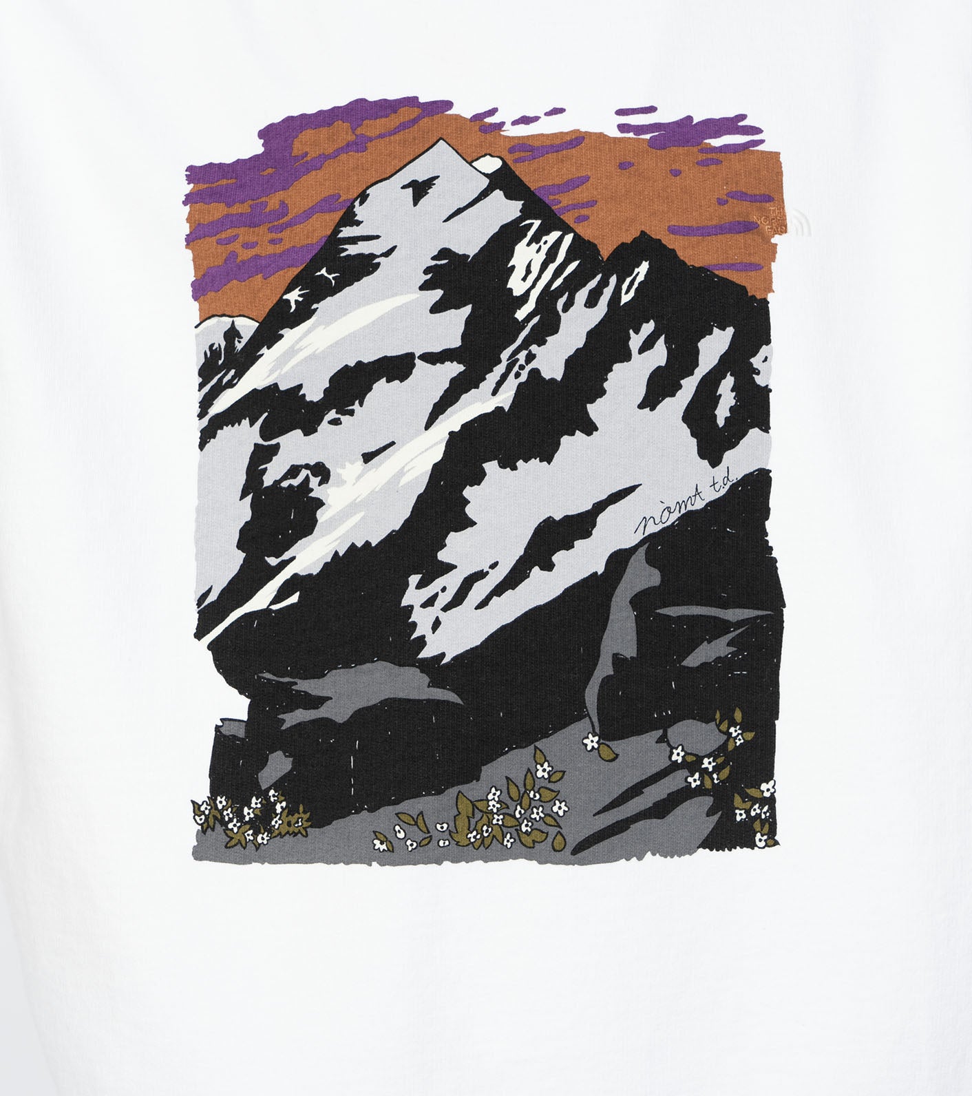 THE NORTH FACE Purple Label x NOMA t.d. 10oz Mountain Graphic Hoodie