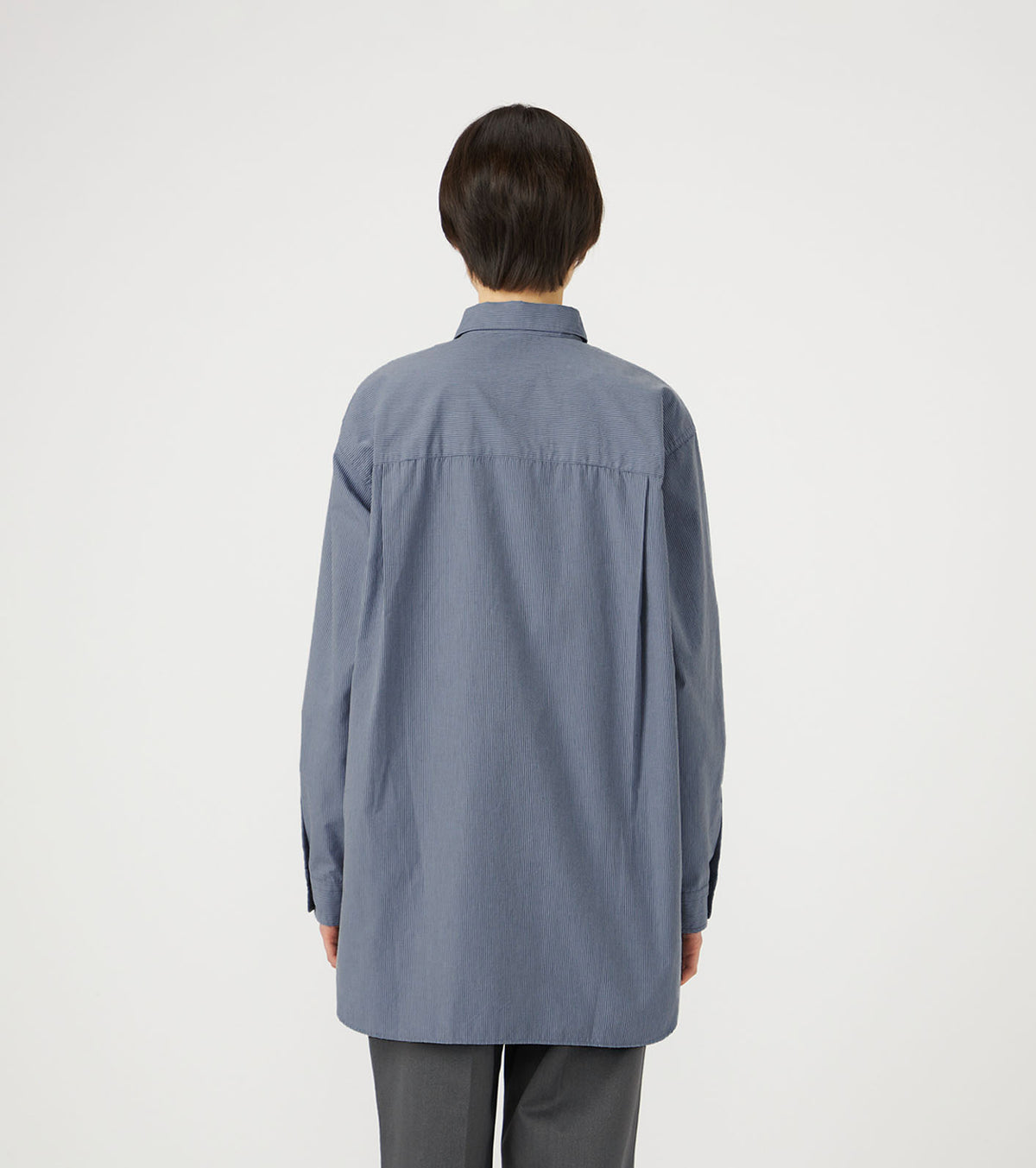 nanamica Regular Collar Striped Wind Shirt