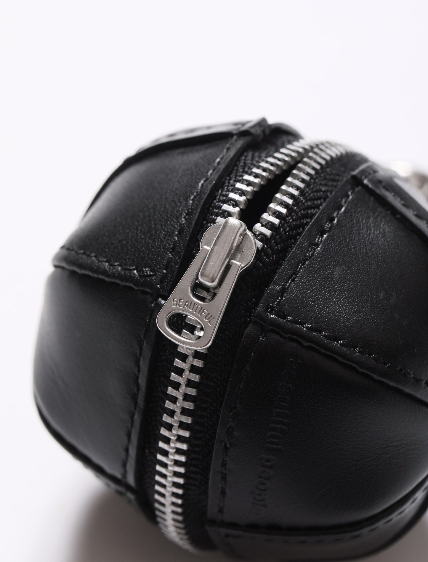 beautiful people leather ball pouch