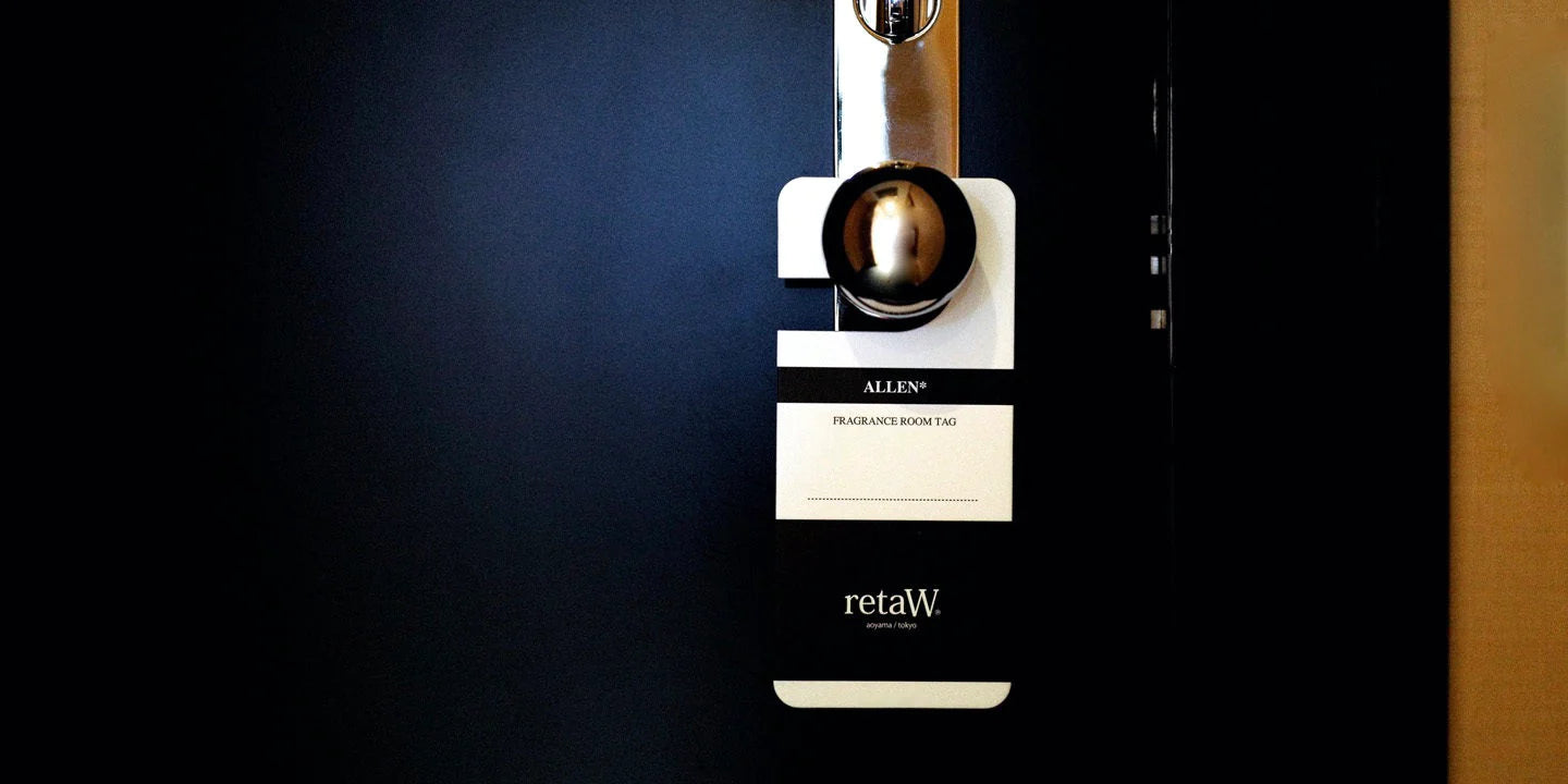 retaW Fragrance Room Tag ALLEN