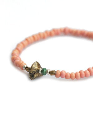 SunKu Antique Beads Bracelet Baby Pink LTD-001