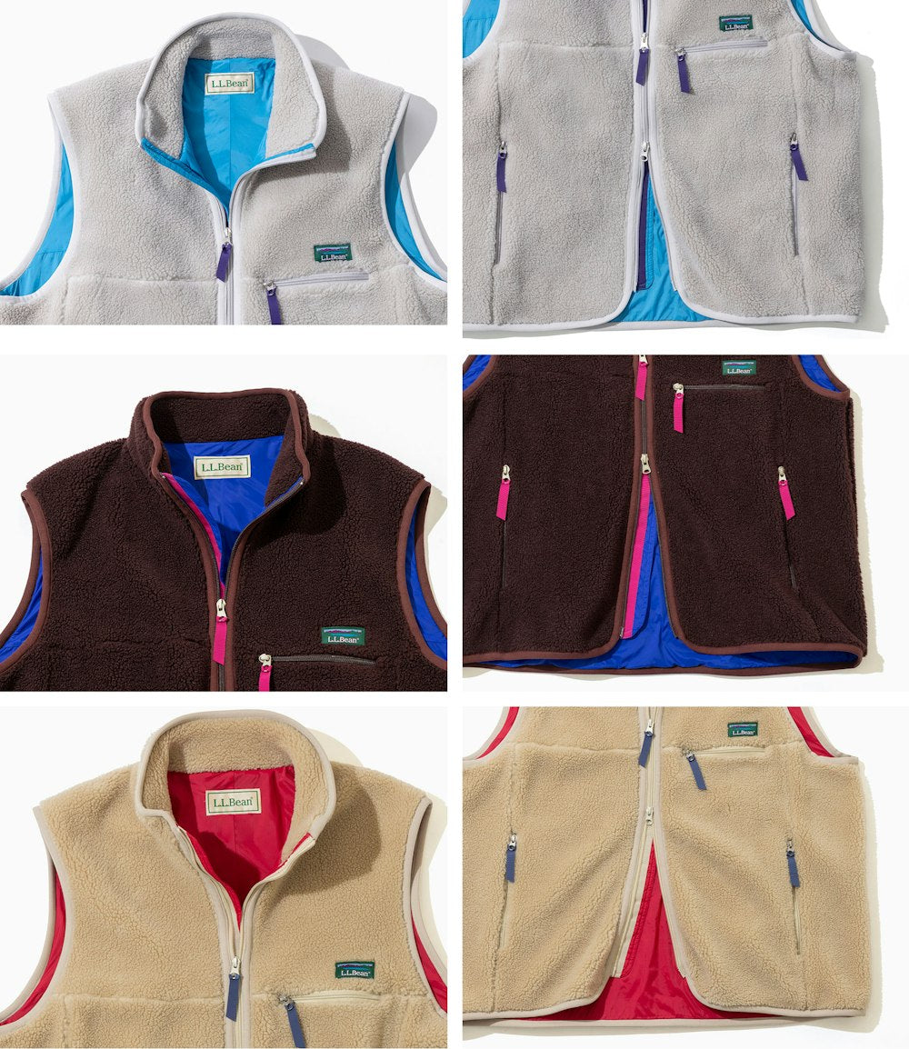 L.L.Bean JAPAN EDITION Topsham Boa Fleece Vest