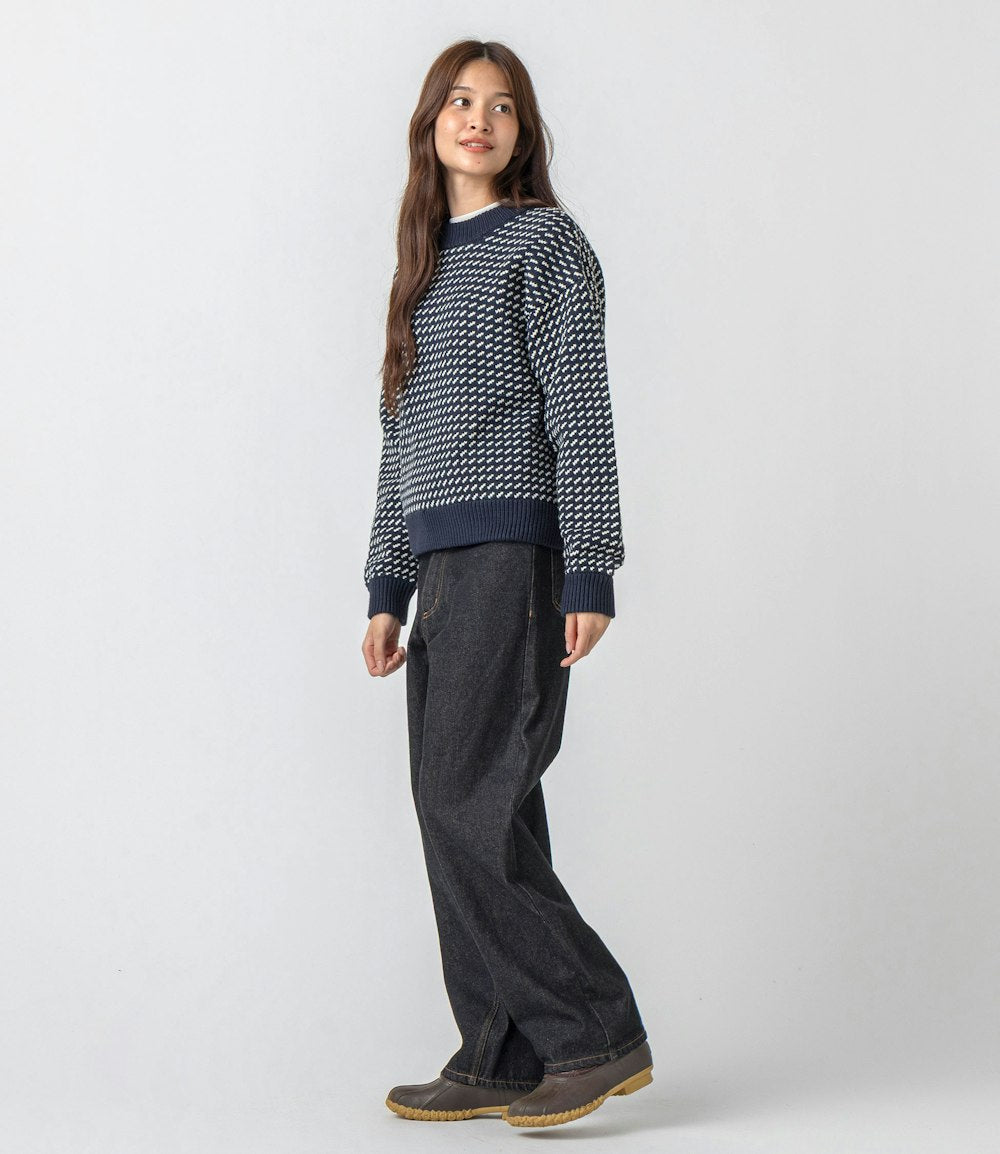 L.L.Bean JAPAN EDITION Women's Wayne Sweater Bird's-Eye