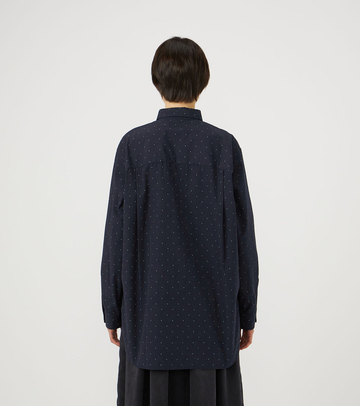 nanamica Regular Collar Dot Wind Shirt