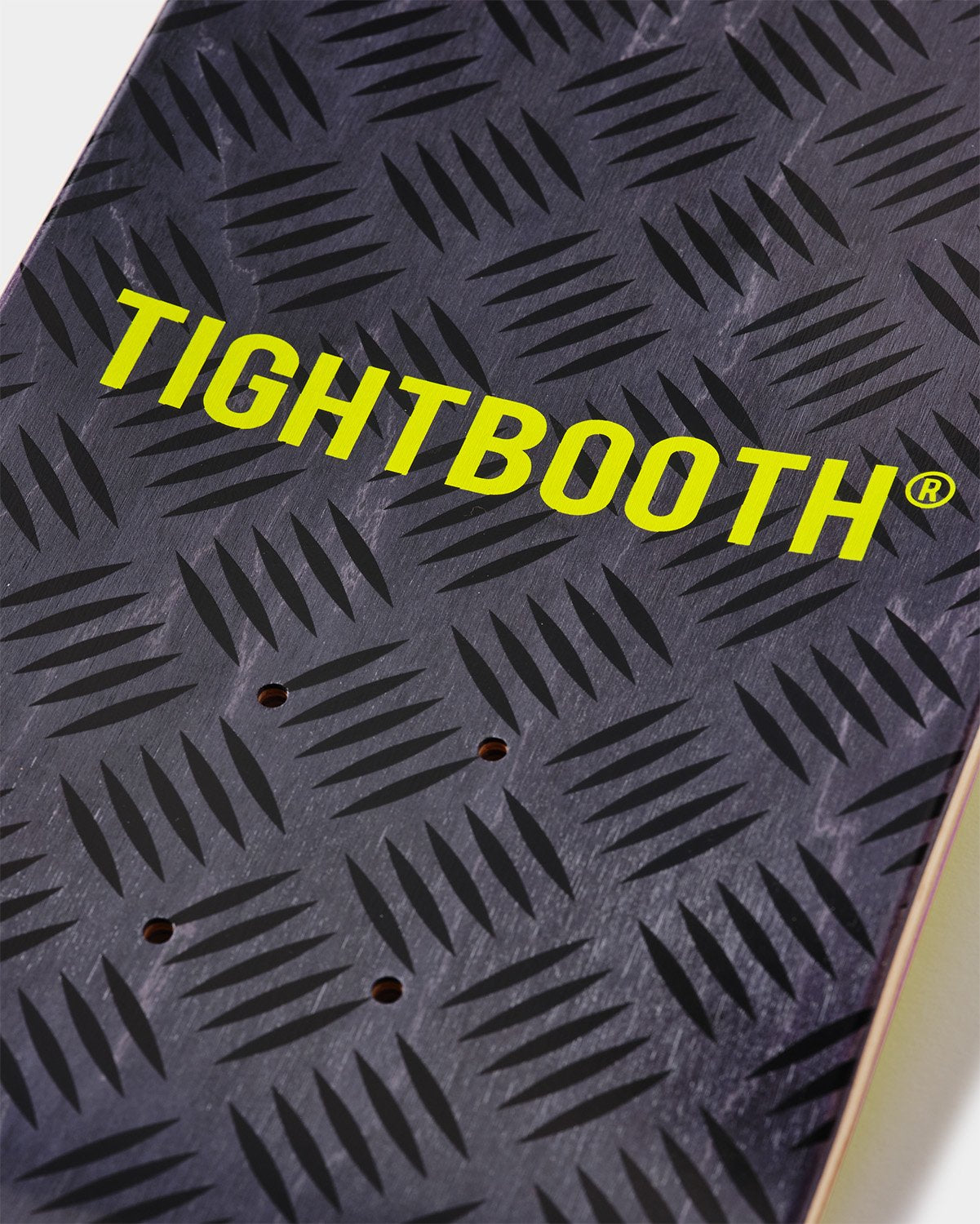 TIGHTBOOTH LOGO SKATEBOARD SAFETY YELLOW / BLACK