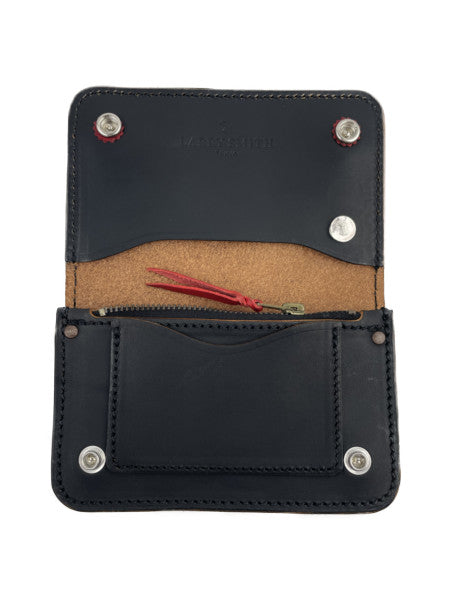 LARRY SMITH SHELL CONCHA CUSTOM TRUCKERS WALLET -S-