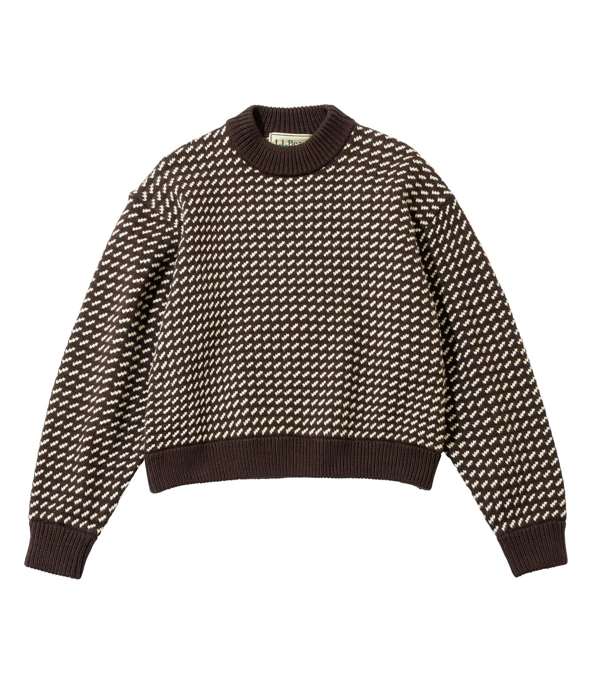 L.L.Bean JAPAN EDITION Women's Wayne Sweater Bird's-Eye