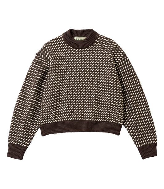 L.L.Bean JAPAN EDITION Women's Wayne Sweater Bird's-Eye