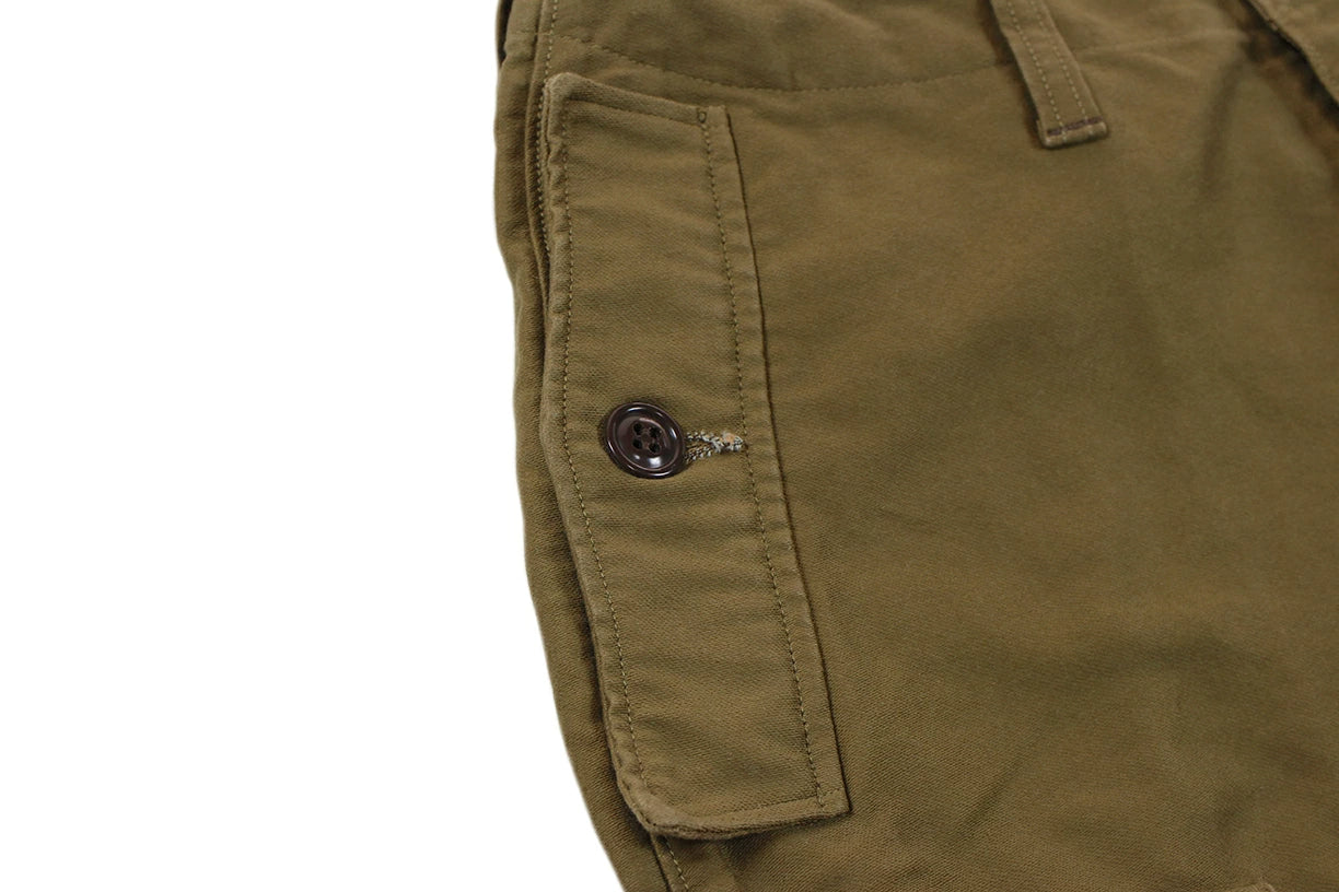 FREEWHEELERS GROUND CREW TROUSERS MILITARY MOLESKIN