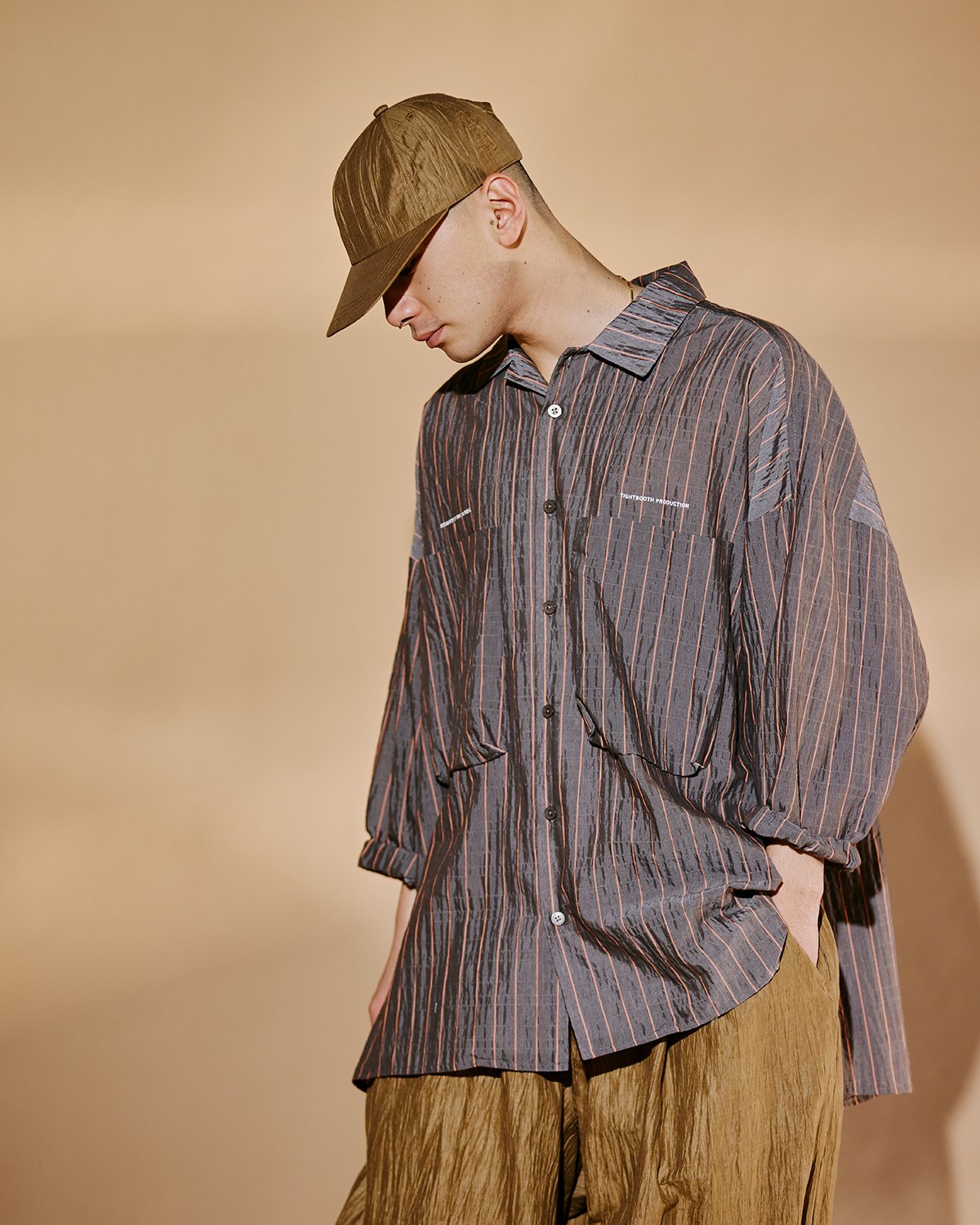 TIGHTBOOTH STRIPE BIG SHIRT