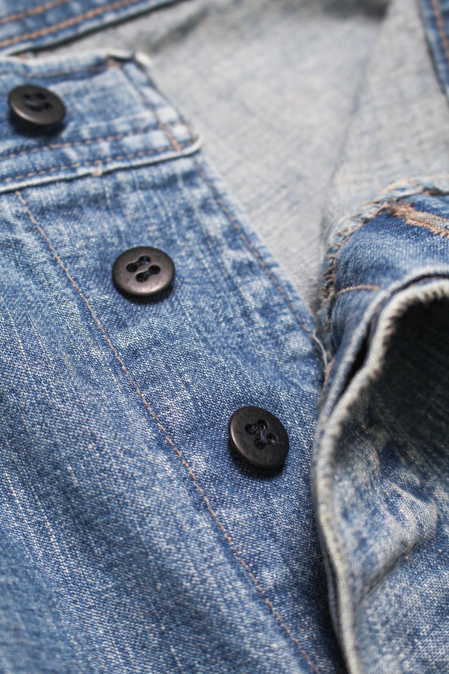 BOW WOW USN M44 DUNGAREE TROUSERS SIDE SEAMLESS