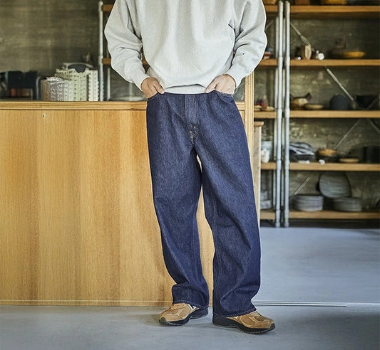 orSlow SUPER DAD'S DENIM PANTS One Wash