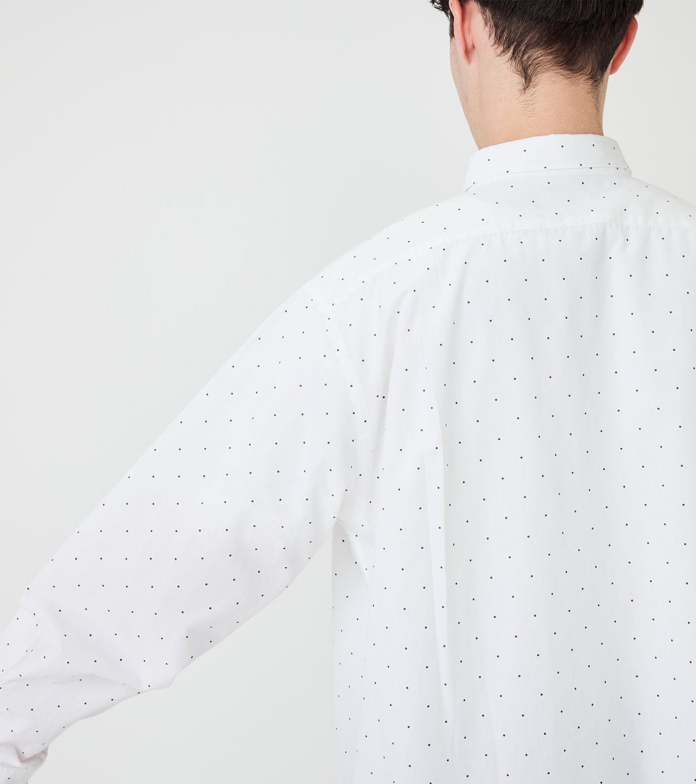 nanamica Regular Collar Dot Wind Shirt