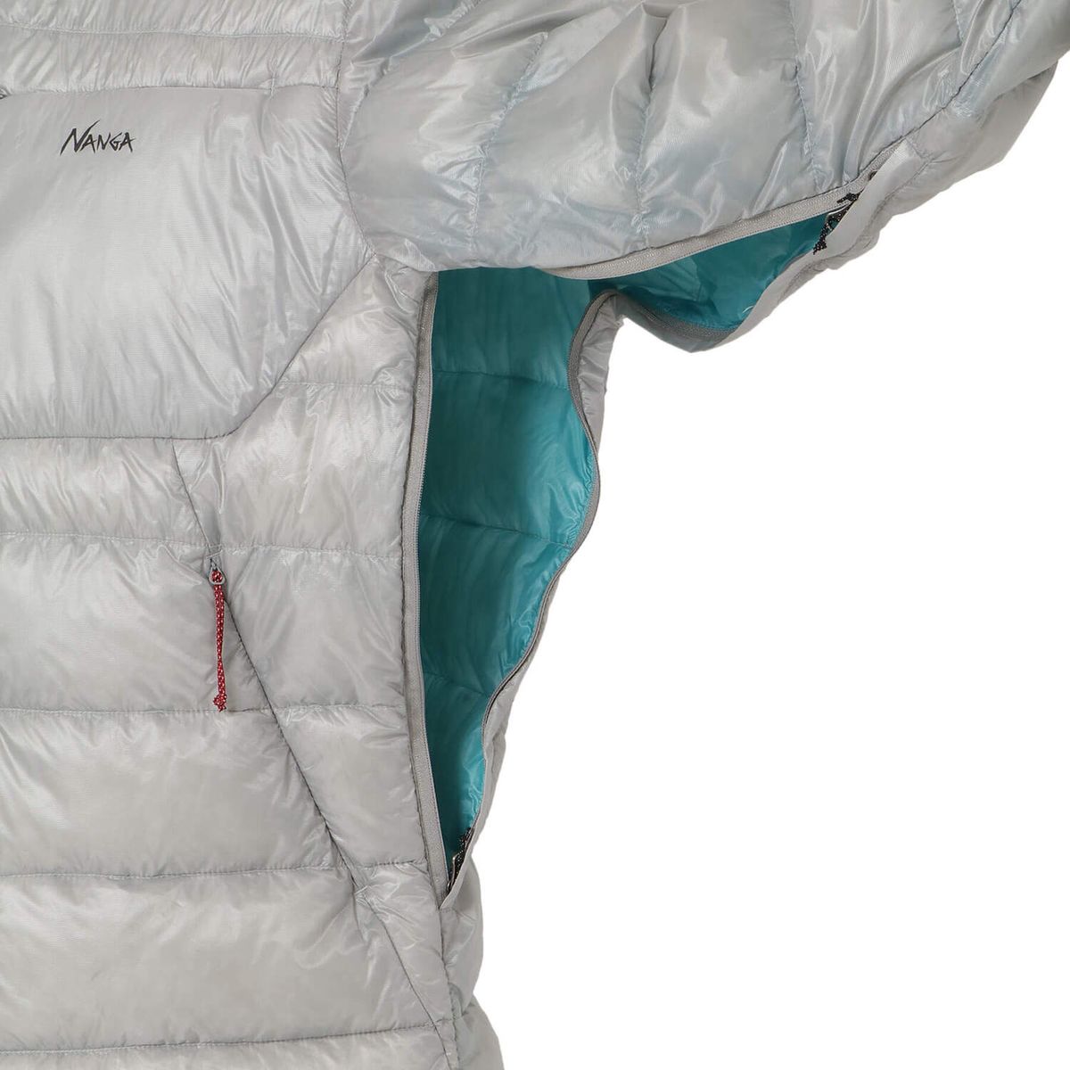 NANGA MINIMARHYTHM DOWN ZIP HOODIE