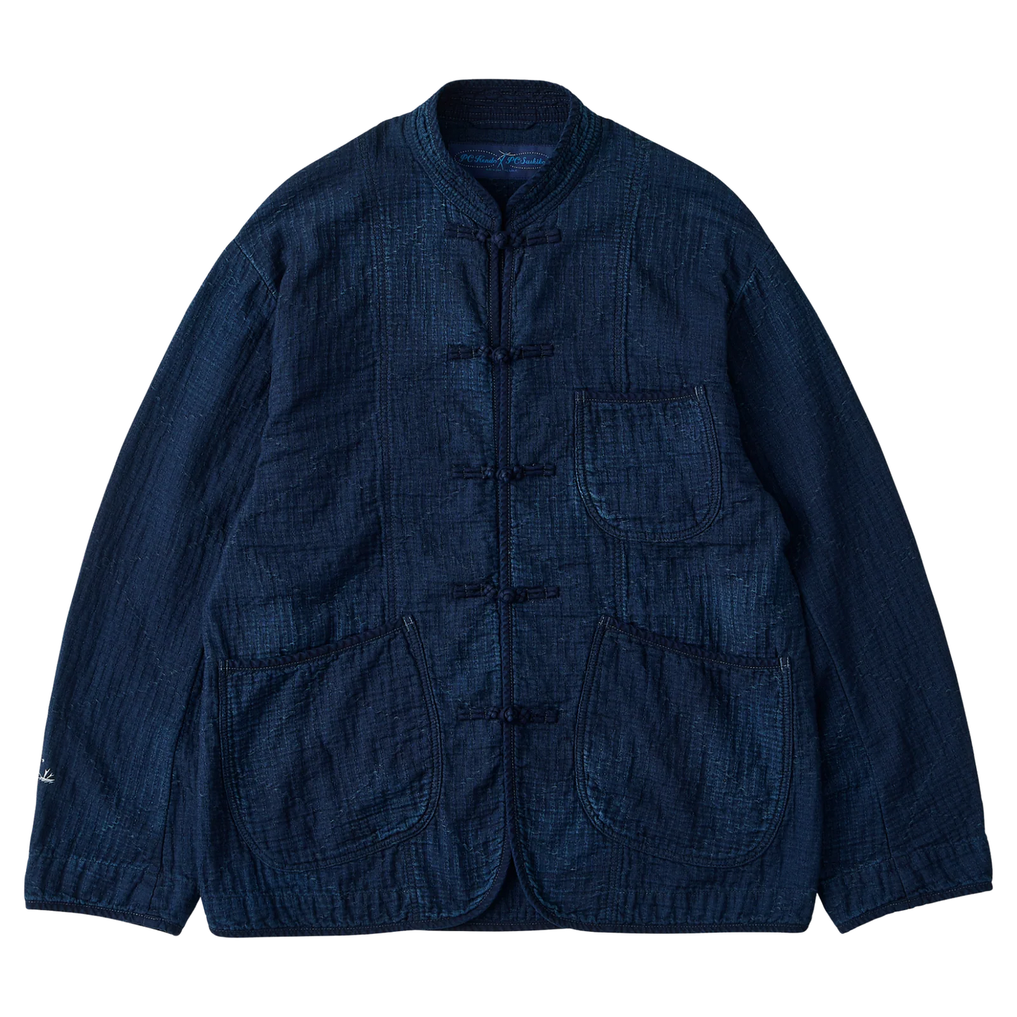 Porter Classic SEA ISLAND SASHIKO CHINESE JACKET (LIMITED)