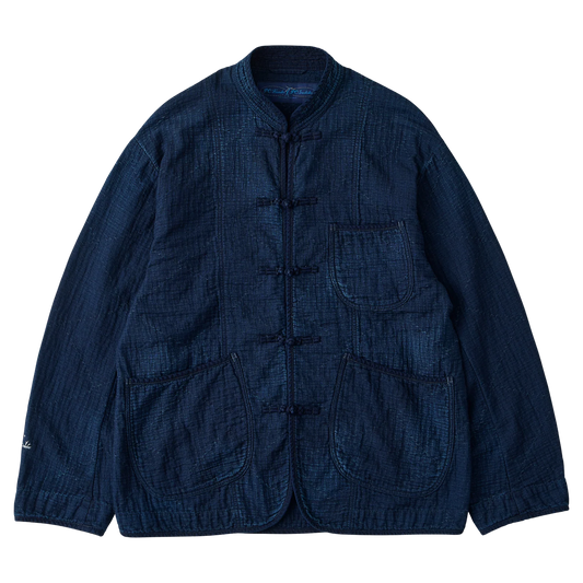 Porter Classic SEA ISLAND SASHIKO CHINESE JACKET (LIMITED)