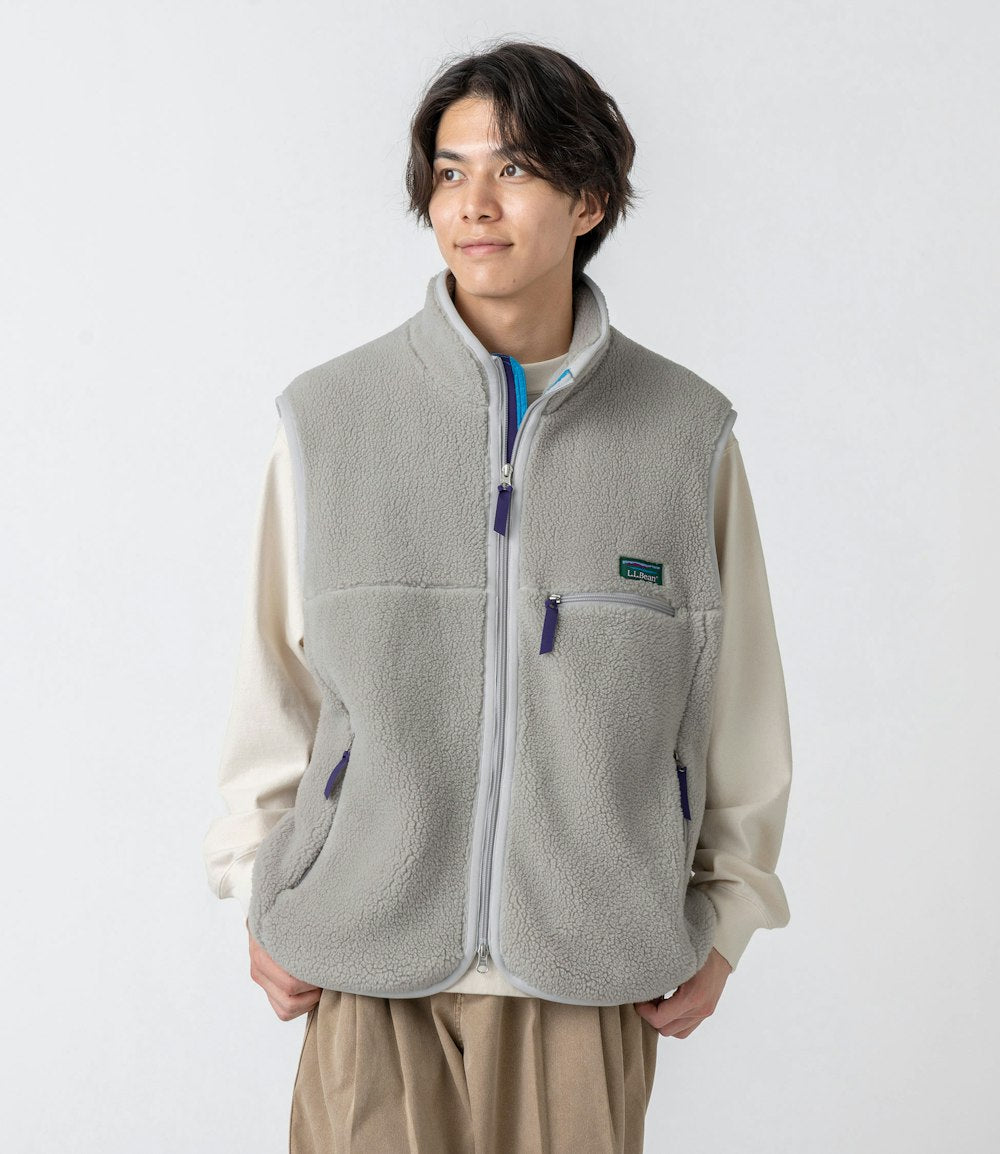 L.L.Bean JAPAN EDITION Topsham Boa Fleece Vest