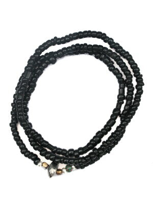 SunKu Antique Antique Beads Necklace & Bracelet Black LTD-014