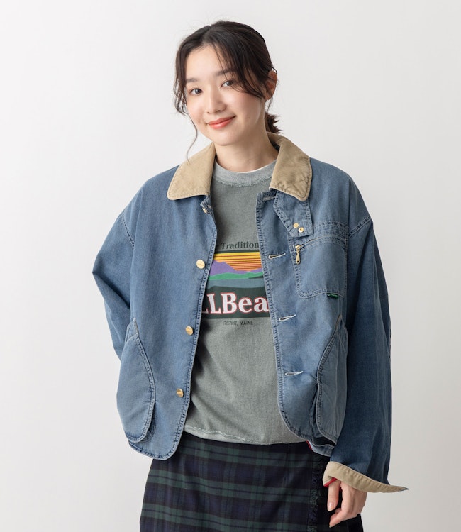 L.L.Bean JAPAN EDITION Women's Bean's Field Coat, Insulated Indigo