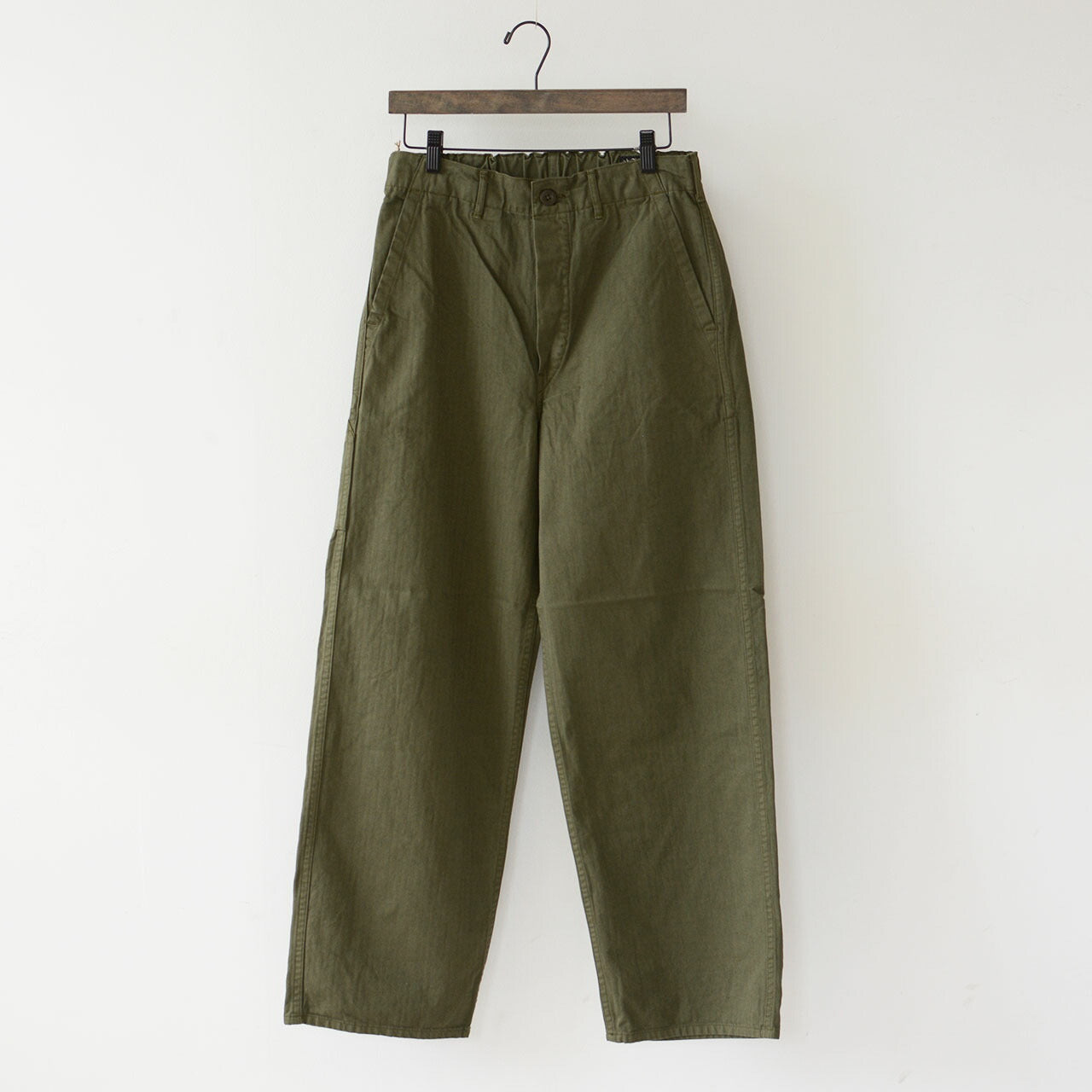 orSlow WIDE FIT FRENCH WORK PANTS Army Green