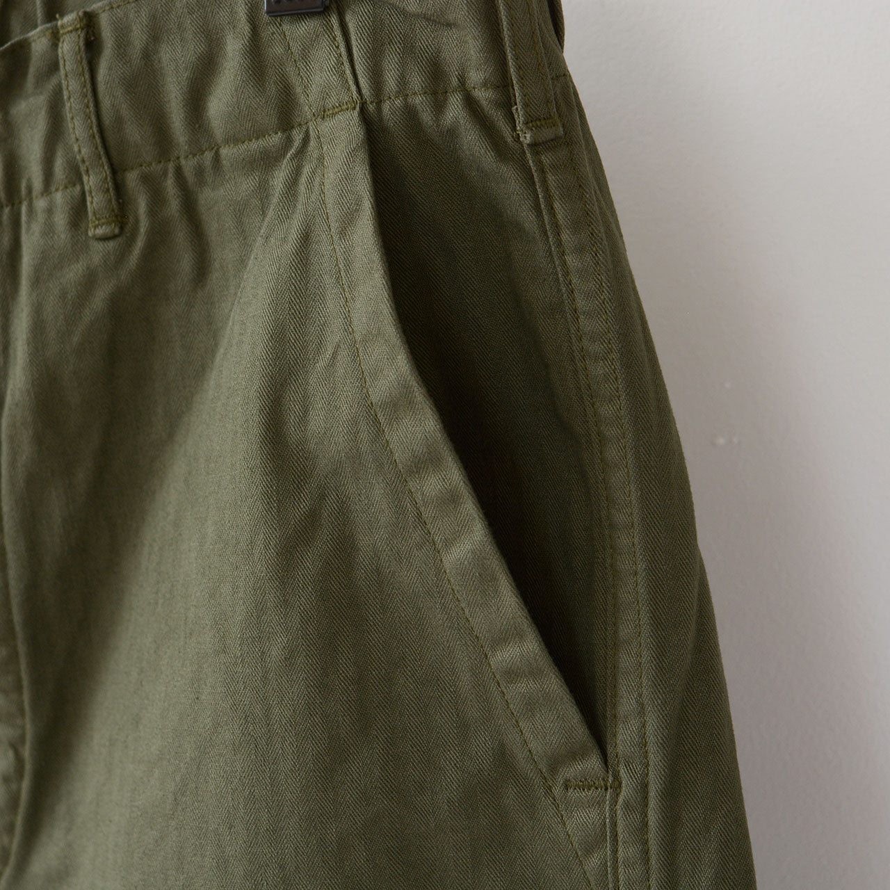 orSlow WIDE FIT FRENCH WORK PANTS Army Green