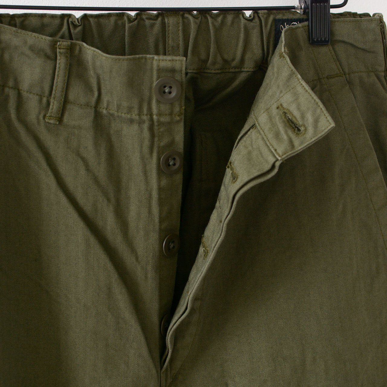 orSlow WIDE FIT FRENCH WORK PANTS Army Green