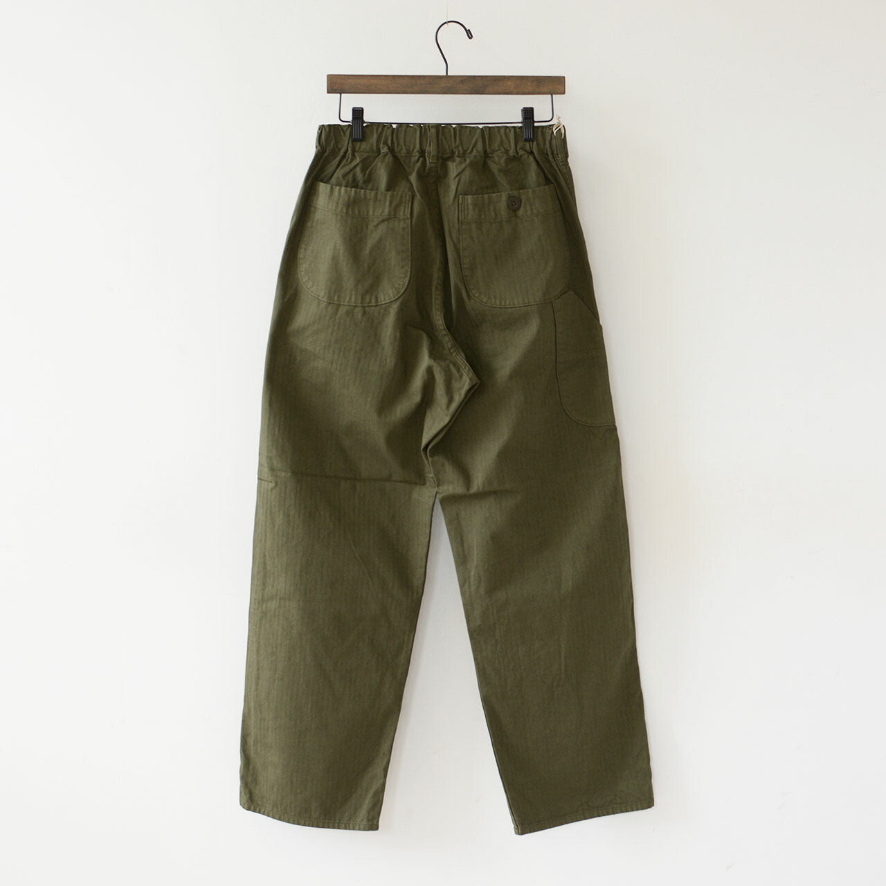 orSlow WIDE FIT FRENCH WORK PANTS Army Green