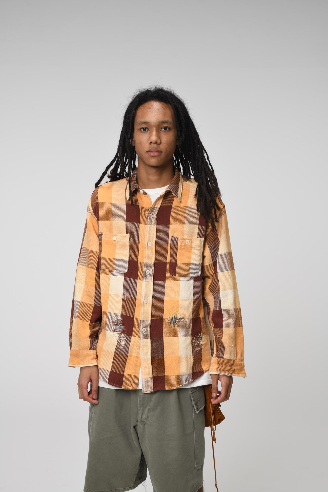 BOW WOW REPAIR AGEING FLANNEL SHIRTS