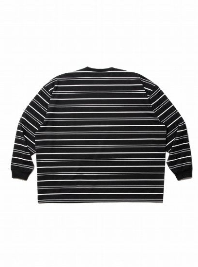 COOTIE PRODUCTIONS Supima Border Oversized L/S Tee – unexpected store