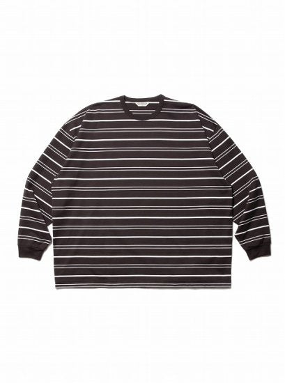 COOTIE PRODUCTIONS Supima Border Oversized L/S Tee – unexpected store