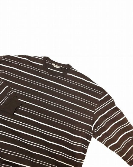 COOTIE PRODUCTIONS Supima Border Oversized L/S Tee