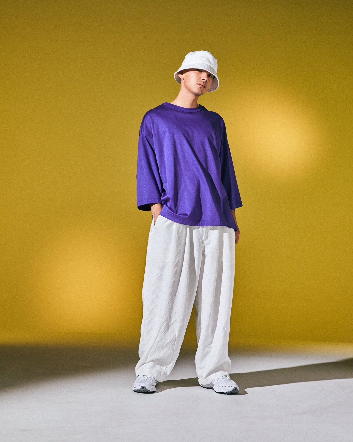 TIGHTBOOTH CHECKER PLATE BAGGY SLACKS