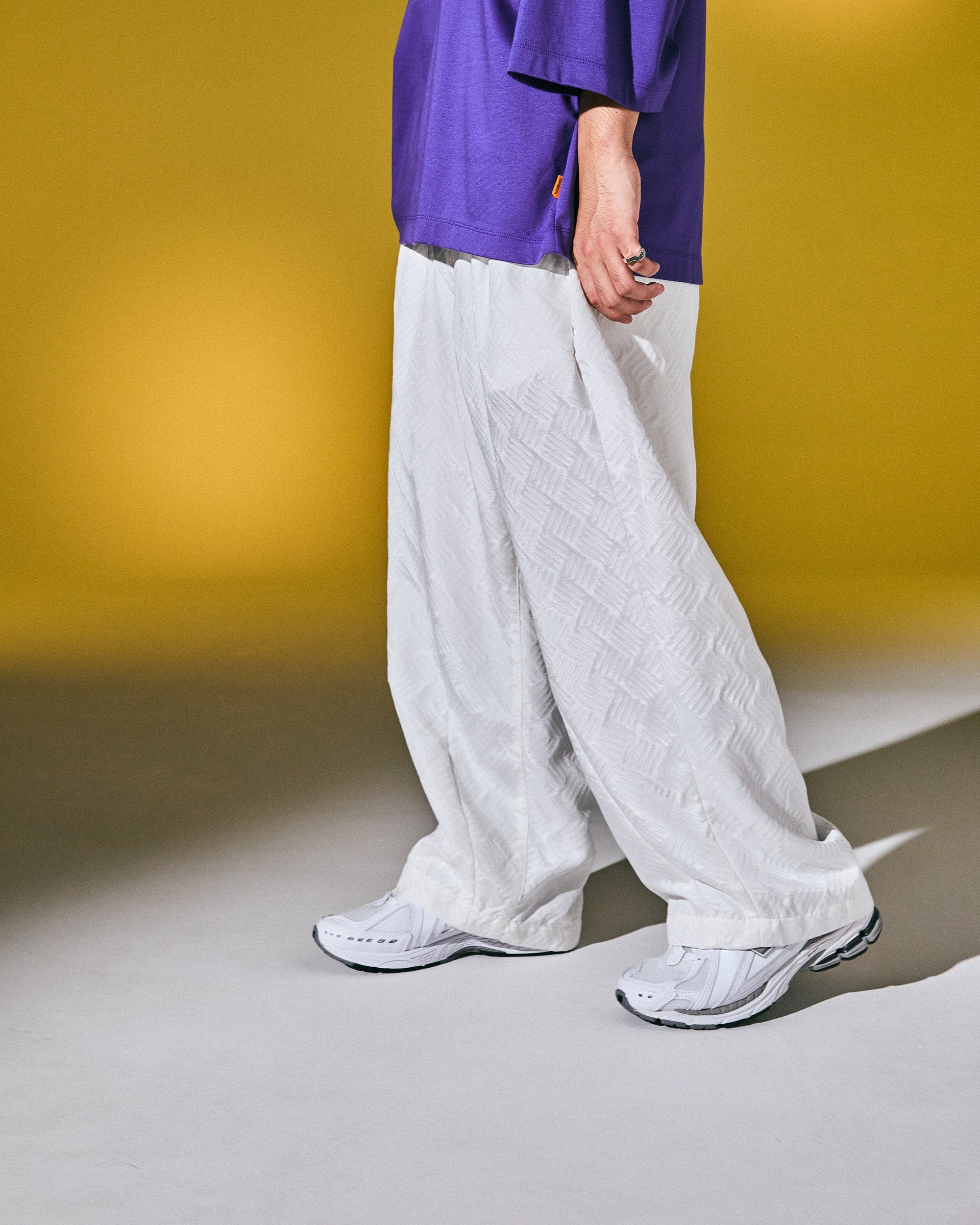 TIGHTBOOTH CHECKER PLATE BAGGY SLACKS – unexpected store