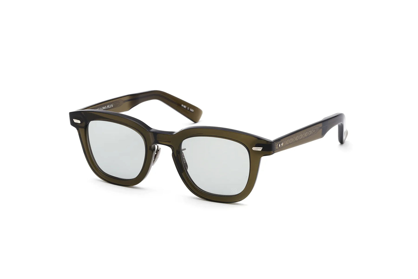 YELLOWS PLUS SUNGLASS MIKE Harrods Green Gray 529