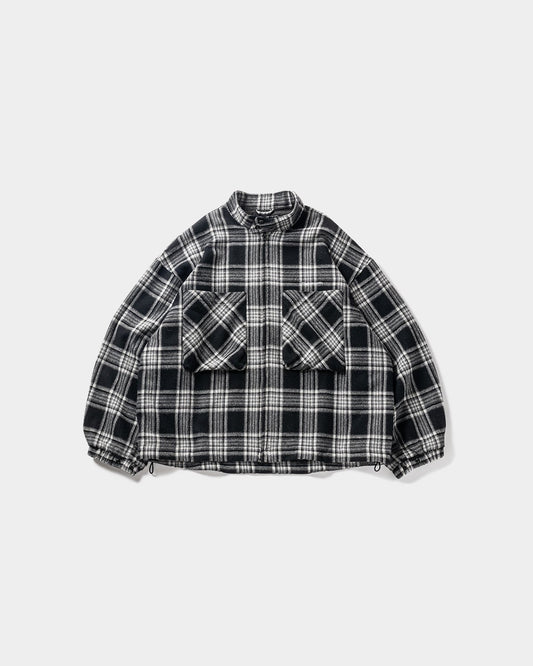 TIGHTBOOTH PLAID FLANNEL SWING TOP
