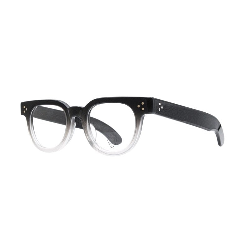 JULIUS TART OPTICAL FDR Eyeglass Frame Black Clear Fade