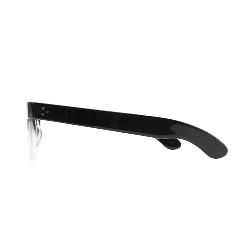 JULIUS TART OPTICAL FDR Eyeglass Frame Black Clear Fade